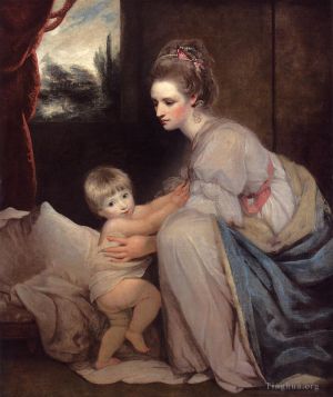 Sir Joshua Reynolds Werk - Porträt der ehrenwerten Frau William Beresford
