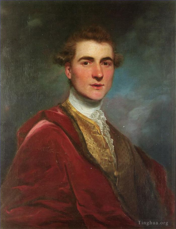 Sir Joshua Reynolds Ölgemälde - Porträt von Charles Hamilton