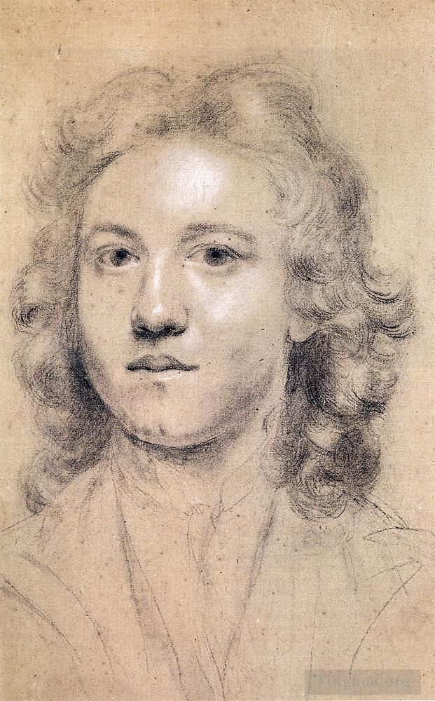 Sir Joshua Reynolds Andere Malerei - Porträt des Künstlers im Alter von siebzehn Jahren