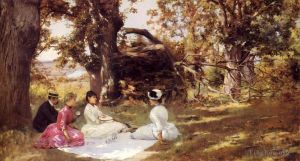 Julius LeBlanc Stewart Werk - Picknick unter den Bäumen