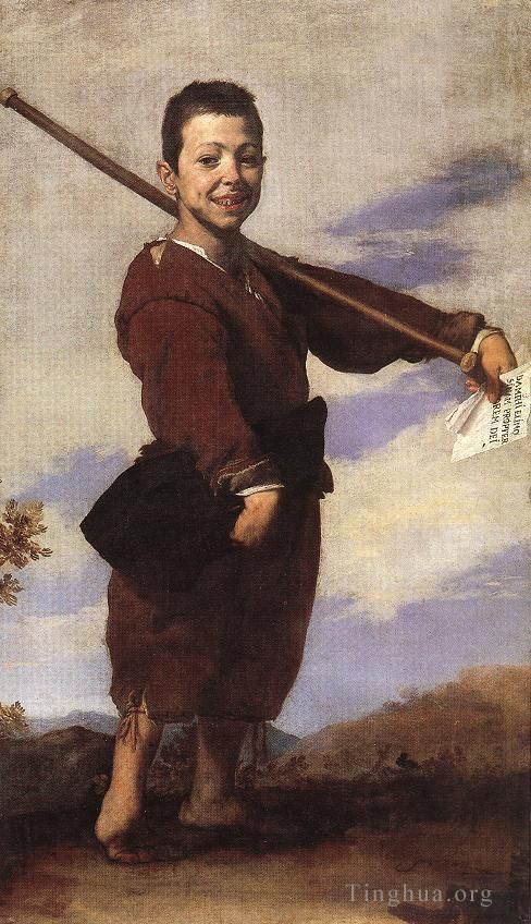 Giuseppe Ribera Ölgemälde - Klumpfüßiger Junge