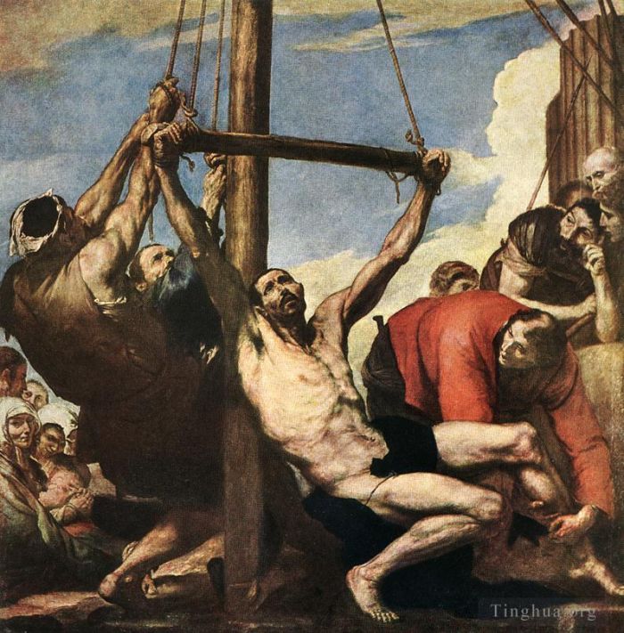 Giuseppe Ribera Ölgemälde - Martyrium des Heiligen Bartholomäus