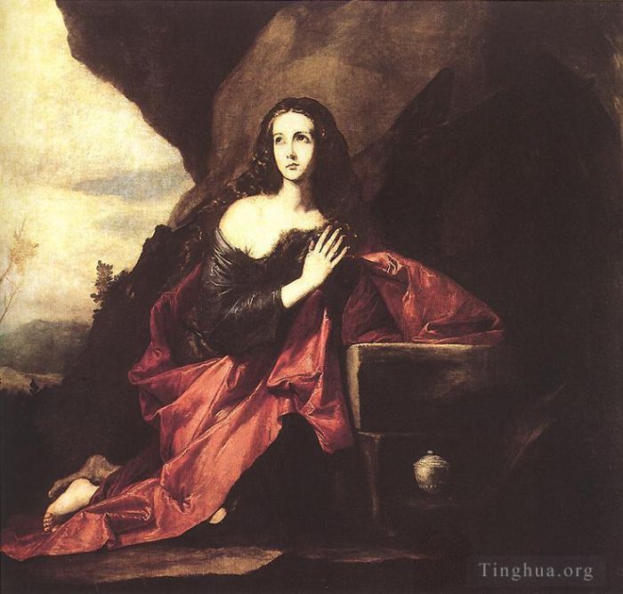 Giuseppe Ribera Ölgemälde - Maria Magdalena in der Wüste