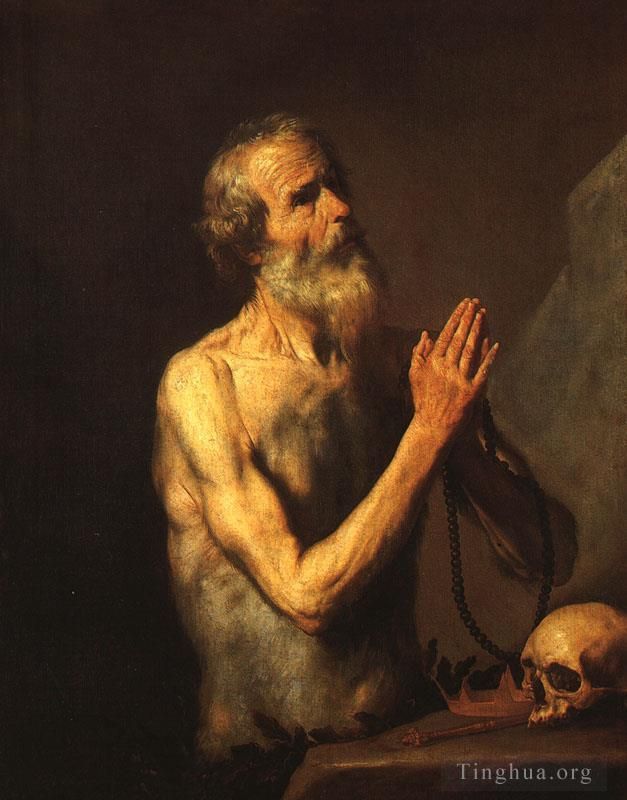 Giuseppe Ribera Ölgemälde - Heiliger Onufri