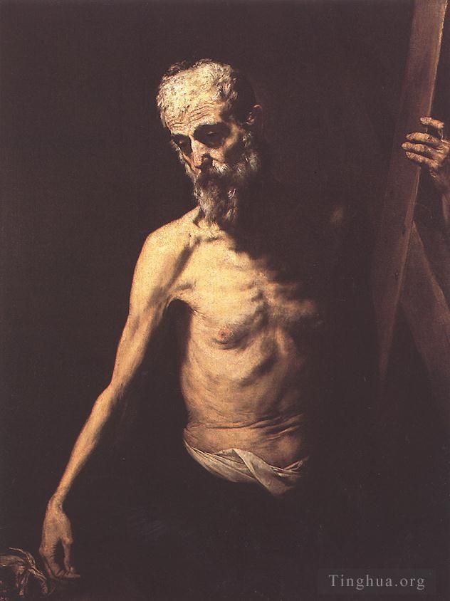 Giuseppe Ribera Ölgemälde - St. Andreas