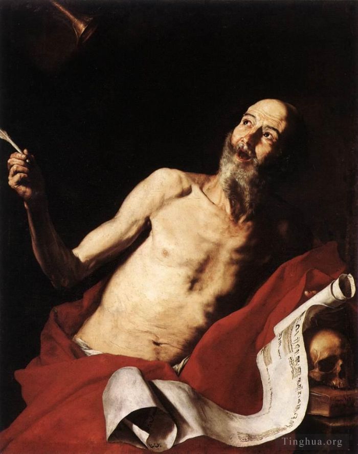 Giuseppe Ribera Ölgemälde - Der heilige Hieronymus
