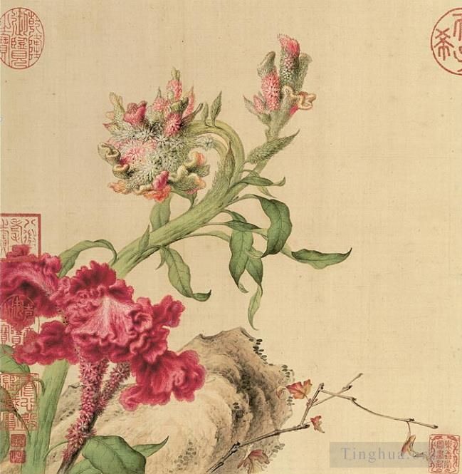 Giuseppe Castiglione Chinesische Kunst - Vögel und Blumen