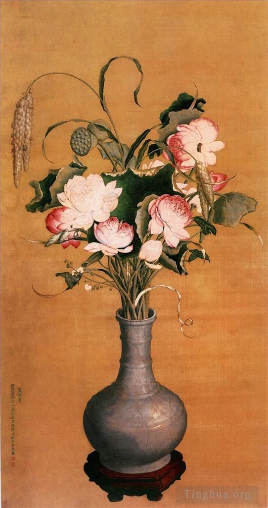 Giuseppe Castiglione Chinesische Kunst - Blumen