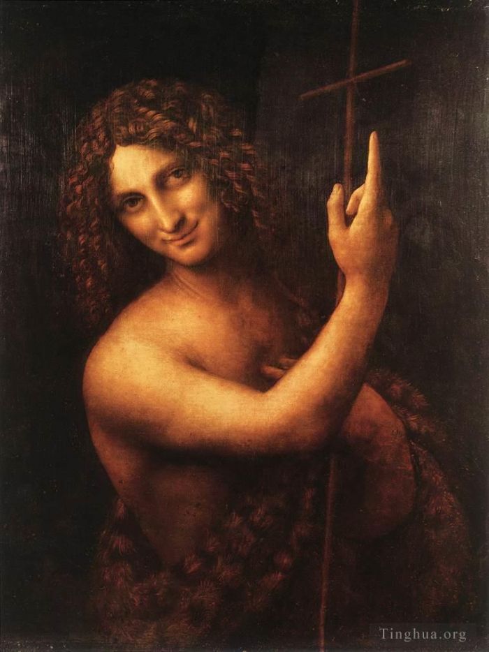 Leonardo da Vinci Ölgemälde - Johannes der Täufer