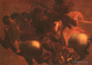 Leonardo da Vinci Werk - Schlacht von Anghiari
