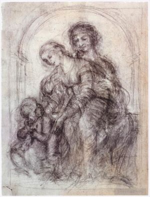 Leonardo da Vinci Werk - Entwurf für St. Anne