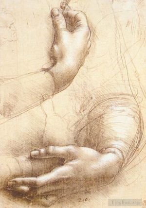 Leonardo da Vinci Werk - Studium der Hände
