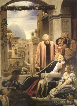 Frederic Leighton Werk - Der Tod von Brunelleschi 1852