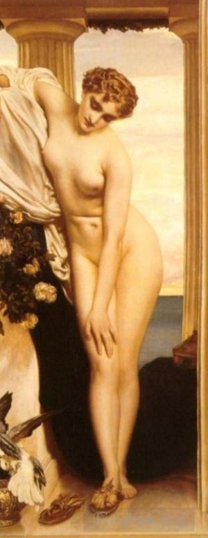 Frederic Leighton Werk - Venus entkleidet sich für das Bad 1866