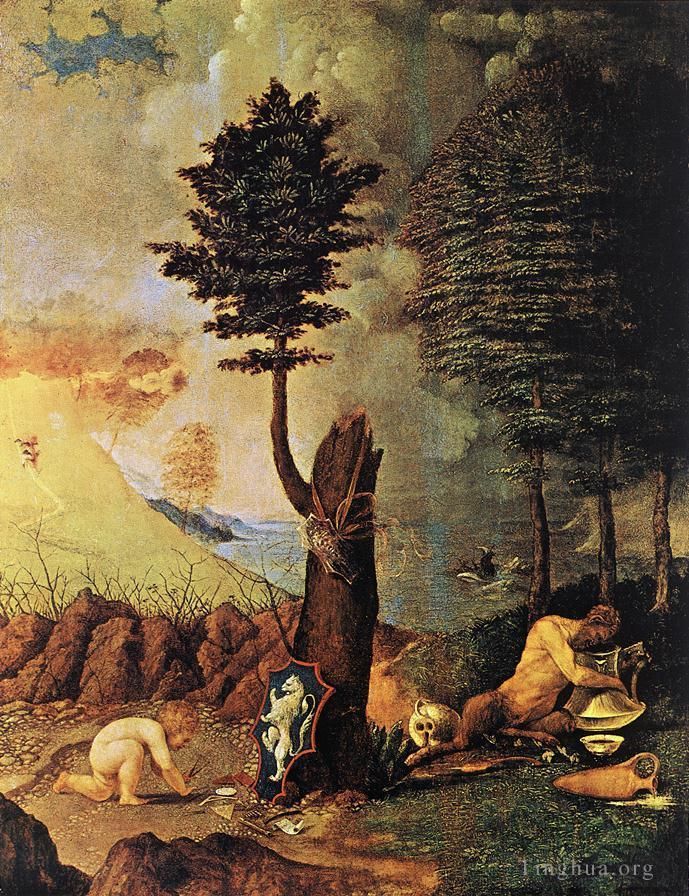 Lorenzo Lotto Ölgemälde - Allegorie