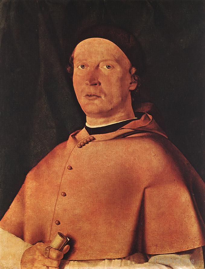Lorenzo Lotto Ölgemälde - Bischof Bernardo de Rossi