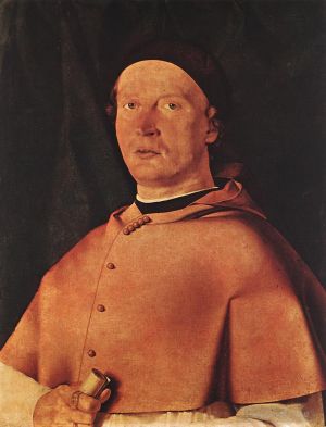 Lorenzo Lotto Werk - Bischof Bernardo de Rossi