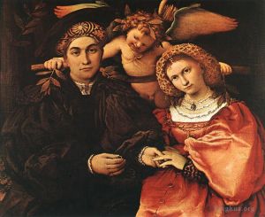 Lorenzo Lotto Werk - Messer Marsilio und seine Frau 1523