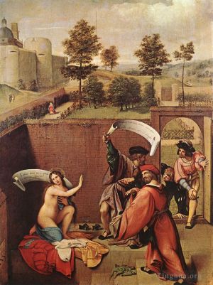 Lorenzo Lotto Werk - Susanna und die Ältesten 1517