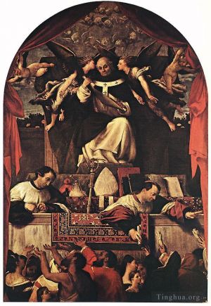 Lorenzo Lotto Werk - Die Almosen des Heiligen Antonius 1542