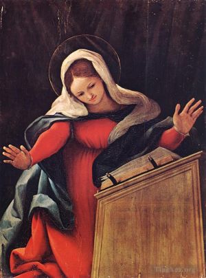 Lorenzo Lotto Werk - Jungfrau verkündigt 1527