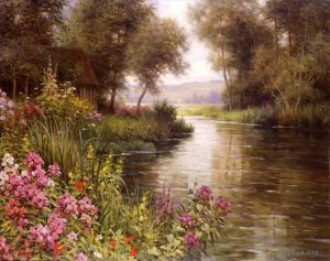 Louis Aston Knight Werk - Fleur au bord de la riviere