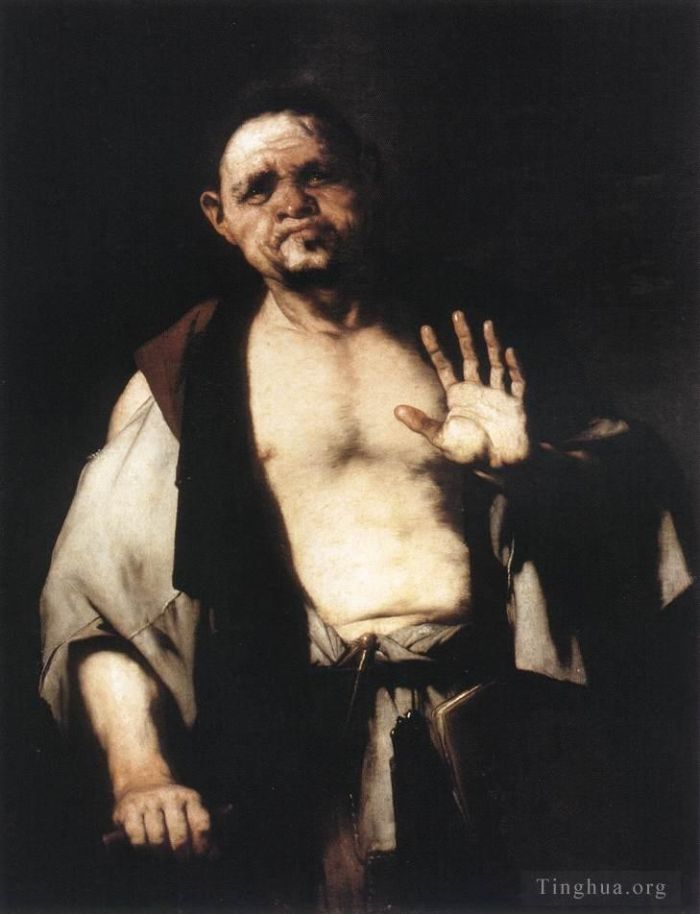 Luca Giordano Ölgemälde - Der Philosoph Cratetes