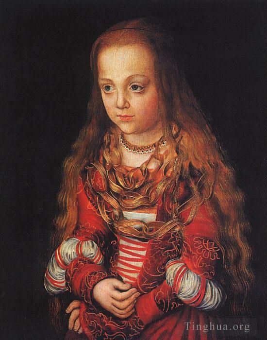 Lucas Cranach the Elder Ölgemälde - Eine Prinzessin von Sachsen