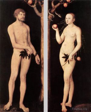 Lucas Cranach the Elder Werk - Adam und Eva 1531