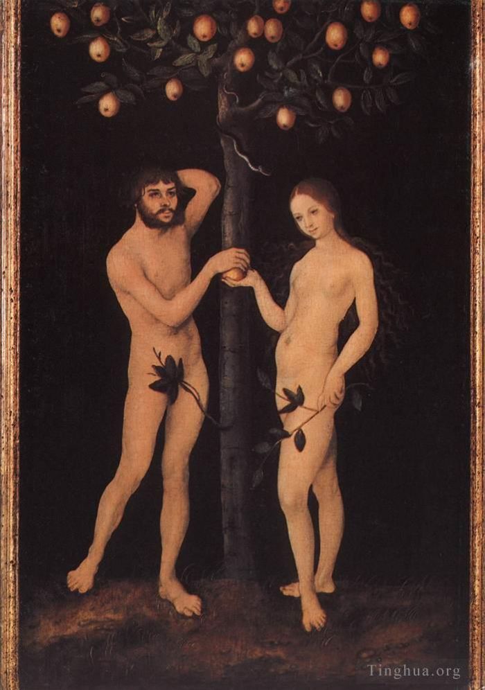 Lucas Cranach the Elder Ölgemälde - Adam und Eva 1
