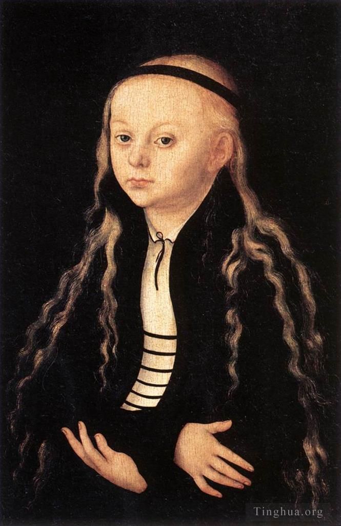 Lucas Cranach the Elder Ölgemälde - Porträt Eines Jungen Mädchens