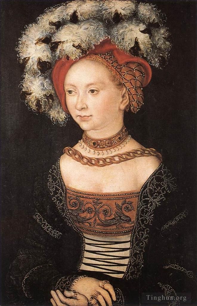 Lucas Cranach the Elder Ölgemälde - Porträt einer jungen Frau