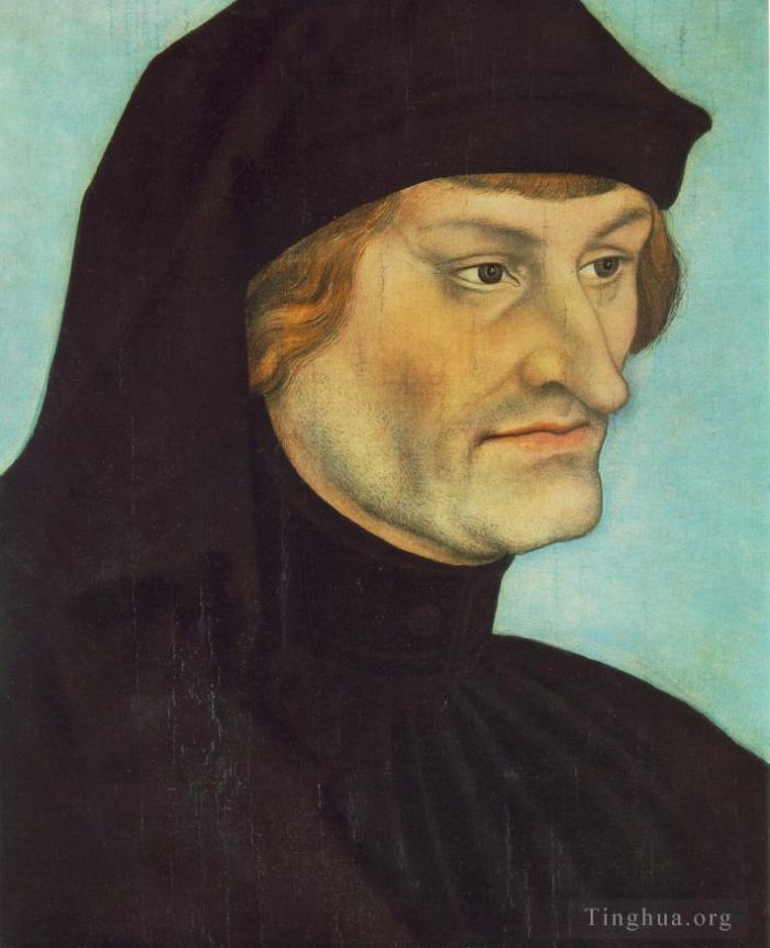 Lucas Cranach the Elder Ölgemälde - Porträt von Johannes Geiler von Kaysersberg