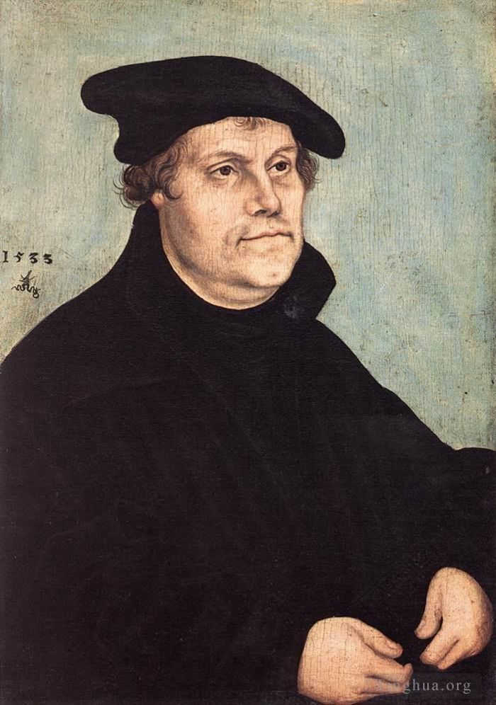 Lucas Cranach the Elder Ölgemälde - Porträt von Martin Luther