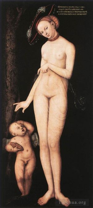 Lucas Cranach the Elder Werk - Venus und Amor 1531