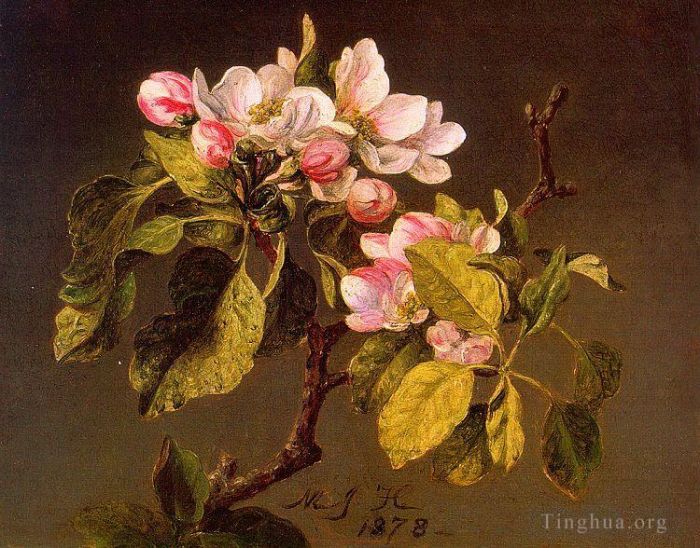 Martin Johnson Heade Ölgemälde - Apfelblüten