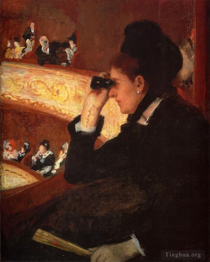 Mary Stevenson Cassatt Ölgemälde - In der Oper