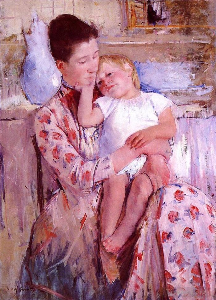 Mary Stevenson Cassatt Ölgemälde - Emmie und ihr Kind