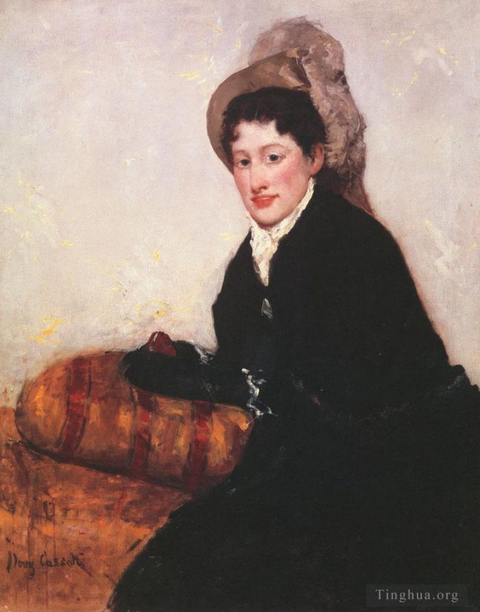 Mary Stevenson Cassatt Ölgemälde - Porträt einer Frau 1878