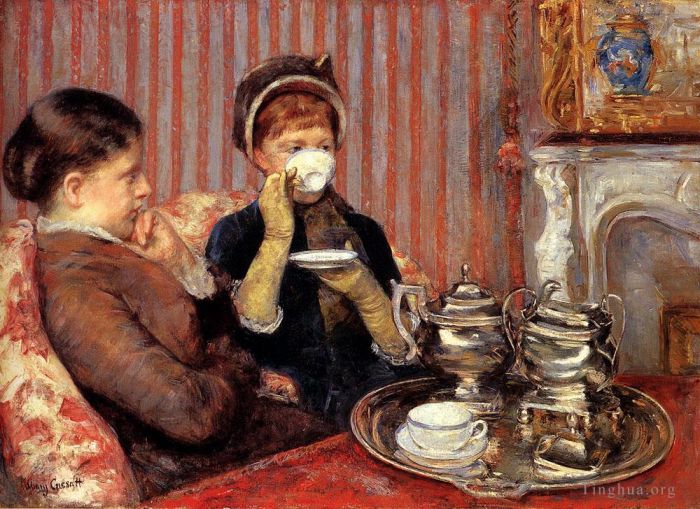 Mary Stevenson Cassatt Ölgemälde - Tee