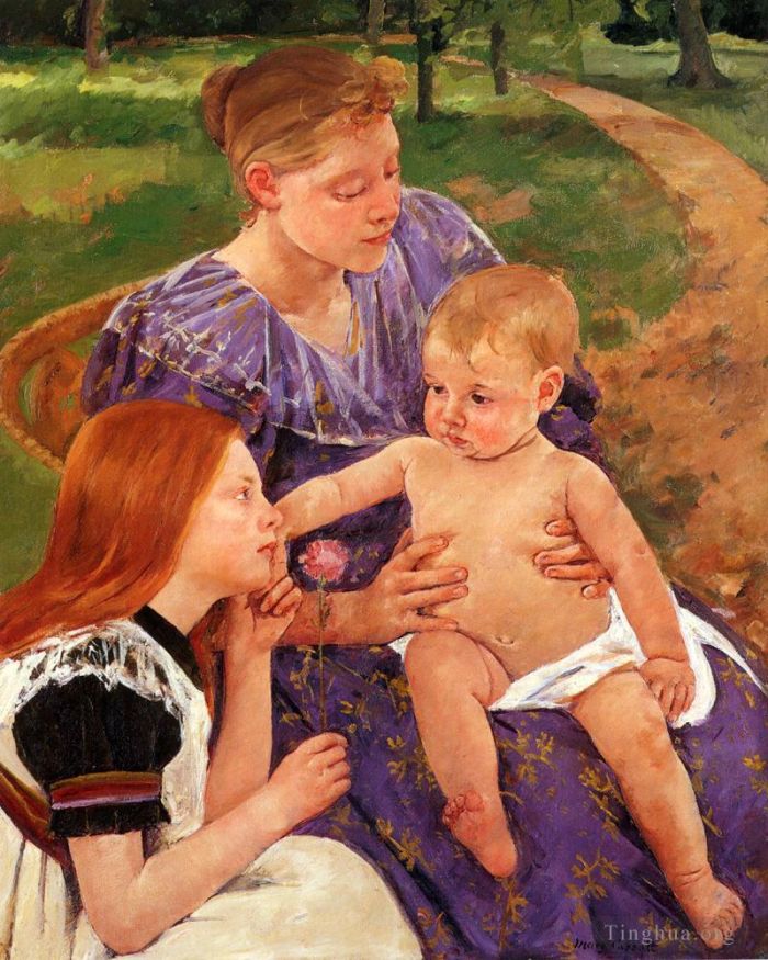 Mary Stevenson Cassatt Ölgemälde - Die Familie