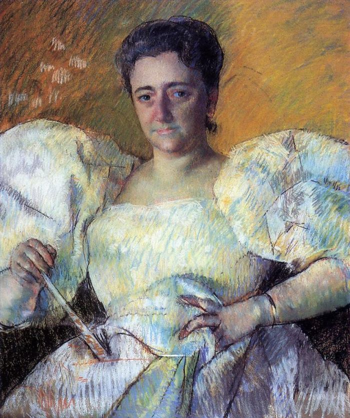 Mary Stevenson Cassatt Andere Malerei - Porträt von Frau HO Hevemeyer