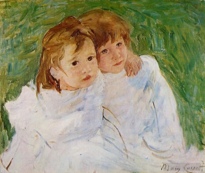 Mary Stevenson Cassatt Andere Malerei - Die Schwestern