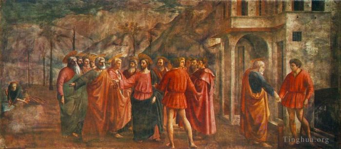 Masaccio Andere Malerei - Tributgeld