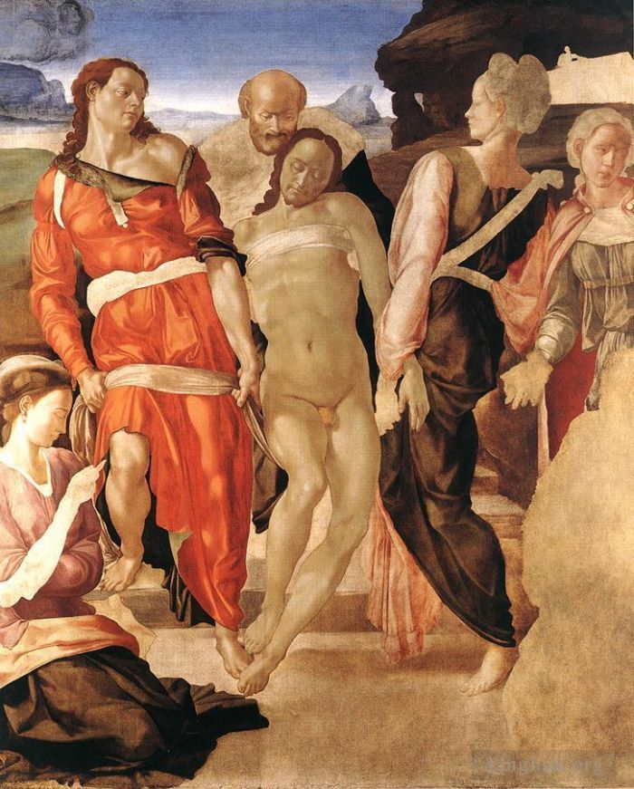 Michelangelo Andere Malerei - Grablegung