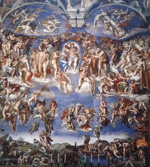 Michelangelo Werk - Sixtinische Kapelle Jüngstes Gericht