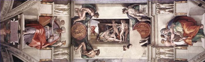 Michelangelo Andere Malerei - Sixtinische Kapelle bay1