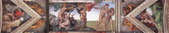 Michelangelo Andere Malerei - Sixtinische Kapelle bay4