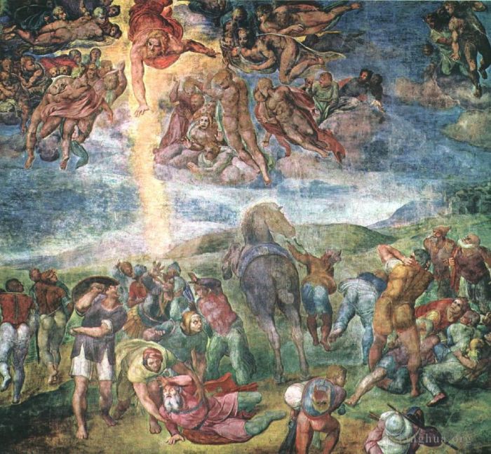 Michelangelo Andere Malerei - Die Bekehrung Sauls