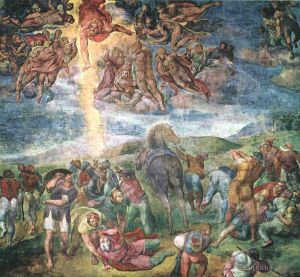 Michelangelo Werk - Die Bekehrung Sauls